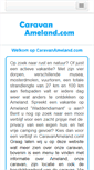 Mobile Screenshot of caravanameland.com