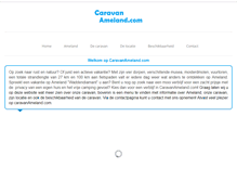 Tablet Screenshot of caravanameland.com